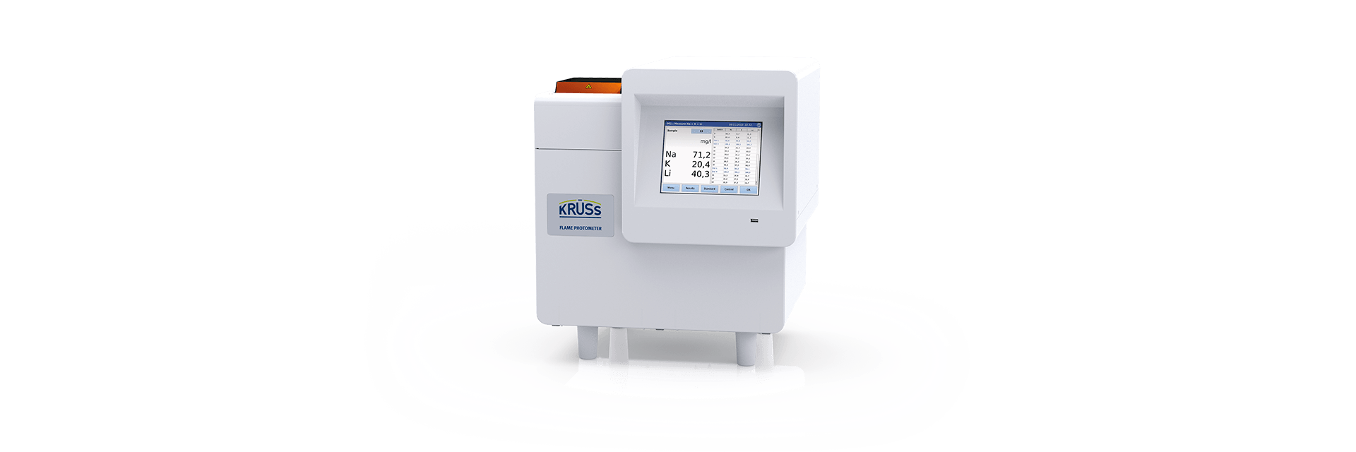 Flame photometer for the laboratory