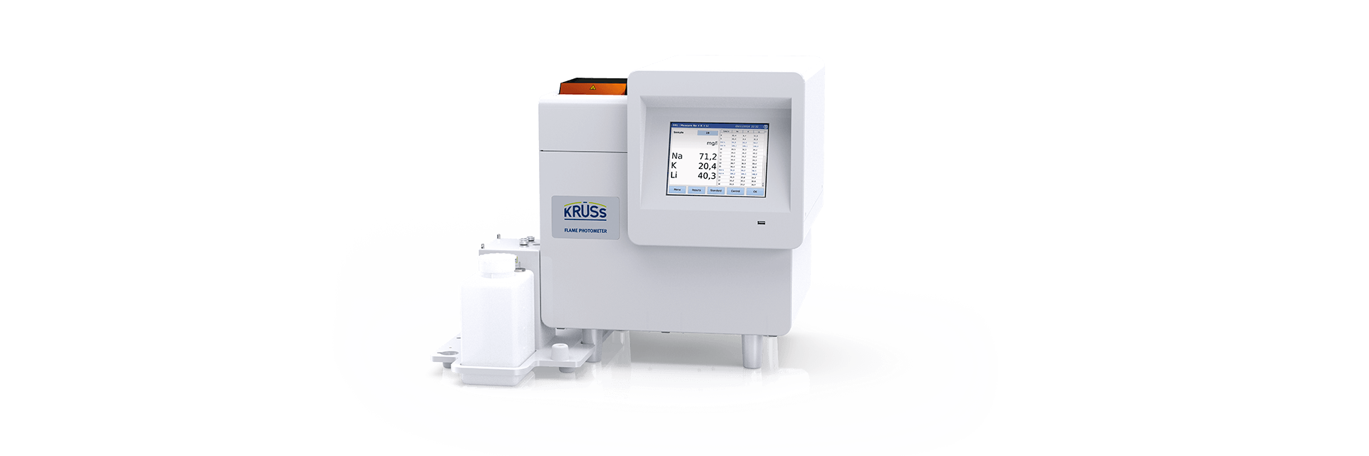 Flame photometer for process